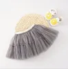 Girls Tutu Skirts Pettiskirt Kids Gold Stamp Dot Tulle Skirt Costume Dancewear Princess Skirts Summer Mini Dress Ballet Pleated Skirts YP194