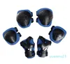 Wholesale-6 Pcs Kid Child Roller Skating Cycling Bicycle Skateboard Helmet Knee Wrist Guard Elbow Pad for Sports Safety Sportswear Access