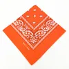 High quality 1PC Unisex Bandana Hip Hop Black Paisley Headwear Hair Band Scarf Neck Wrist Wrap Band Headtie Square scarf