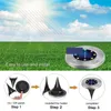 Solar Powered Ground Lamps 8/12 LED Waterproof Underground Light Great for Yard Driveway Lawn Road