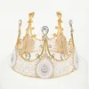 Ny ankomst Cake Toppers Dekorationer Retro Crystal Crown Shaped Girls Princess Födelsedagstårta Verktyg Bakade Dessert Favoriter