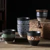 Vintage Water Kubek Japoński Styl Herbata Master Cups Teacup 220ml Ceramic Teacup Decor TeaSware Container Rękodzieło