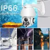 1080P Bulut Depolama Kablosuz PTZ IP Kamera 4x Dijital Zoom Hızlı Kubbe Kamera Açık Mekan Wifi Audio P2P CCTV Gözetim