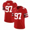 NCAA Ohio State Buckeyes 97 Ник Bosa 7 Dwayne Haskins Jr American Football Jersey Red Tom Brady Saquon Barkley