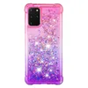 Pour Samsung A51 étui luxe liquide paillettes brillant doux coque arrière en TPU pour Samsung Galaxy A71 A01 A11 A21