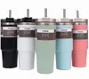 New Style 20oz 30oz Tumbler Double Wall Stainless Steel Vacuum Insulated Large Travel Mug Coffee Cups With Splash-Proof Lids & Straws