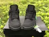 2020 Release 4 Black Cat Outdoor Shoes Herr Black Light Graphite 4S Jumpman Athletic Sports Autentiska Sneakers med originalkartong