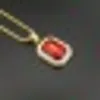 Хип-хоп золотой цвет искусственный драгоценный камень глава Ожерелье для мужчин роскошные 316L из нержавеющей стали Ман мужской ювелирные изделия Дружбы подарок