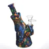 6.8 Inch Siliconen Waterpijp Silicon Bongs met Glazen Kom Siliconen Bong Water Pijp Food Grade Silicon