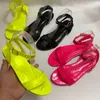 Nouc Summer Sandali da donna Sandali di moda Pantofole al neon di alta qualità scarpe piatte Slipper Whosale Women Drop Ship1 Famiglia europea e americana