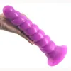 Big Anal Dildo Beads Spiral Long Butt Plug Artificial Penis Sex Toys for Woman Vagina Stimulate Couple Flirting Toy9090289