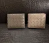 Quality with Top Whole Fashion Designer Genuine Leather Crochet Short Bi-fold Wallet Holder Card Case Gift Box Men& 162