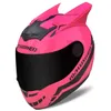 Malushen Motorcycle Helme All Pice Pink Color235r