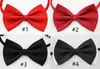 Mode Baby Boys Bow Slipsar Söt tjejer Neck Ties Pure Color Barn Bowknot England Tie Barn Party Tillbehör 19 Färger C5770