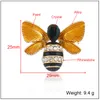 Gros-Nouvelle mode et personnalité abeille Broche rétro en trois dimensions dégoulinant d'huile Petit Animal Pin