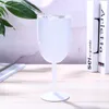 Bicchiere da vino da 10 once Bicchiere da vino in acciaio inossidabile Calice a doppia parete Vuoto isolato Tazza infrangibile Bicchieri Spedizione marittima DDA55