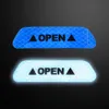 4pcs set Car Door Sticker Decal Warning Tape Car Reflective Stickers Reflective Strips Car-styling 4 Colors Safety Mark Car Sticke289V