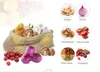 3PCS /セット再利用可能なコットンメッシュ食料品の買い物の買い物袋野菜のフルーツ新鮮な袋ハンドトートホーム収納袋巾着バッグWCW606