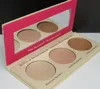 Nuovo trucco caldo l'evidenziatore Manizer Sisters 3 colori Bronzers Highlighters palette