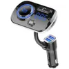 BC49AQ Bluetooth Car Charger Wireless Car Kit Mp3 Player Lcd Display Hands Free Calling Fm Support 2 Mobile Phones Connection