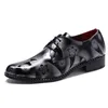 Spike chaussures habillées hommes 2020 Herenschoenen cuir verni noir chaussures Designer Version chaussures formelles Zapatos Oxford Hombre Derbies