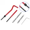 Freeshipping 25pcs M5/M6/M8 Thread Repair Inserts Kit HSS Installation Compatible Hand Tools Set with Twist Drill Bits Hex Wrench