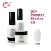 28 جرام Dip Starter Kit BaseTop 2 في 1 لا مصباح علاج هلام المنشط واضح الوردي مسمار تراجع الطبيعية الجافة صالون الأظافر