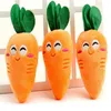 Toy Vegetables Shape Pet Puppy Dog Carrot Plush Chew Squeaker Toys