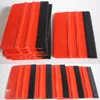 Double Sided Car Felt Squeegee Vinyl Film Wrap Blue Scraper Tools Car Sticker Tools Auto Modification Styling Accessories Red Blue