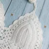 Seksowne kobiety bikini top osobna kobieca kostium kąpielowy push up biustonosz 2019 Crochet Beachwear Kącib