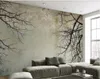 Niestandardowy rozmiar zdjęcia piękne krajobrazy tapety retro drzewo gałąź niebo prosty styl tv tło ściana