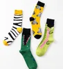 Animal Print Fun Crew Socks - Colorful Unisex Novelty Gift for Sports Casual Wear