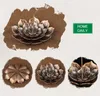 Incense Burner Reflux Stick Incense Holder Home Buddhism Decoration Coil Censer With Lotus Flower Shape Bronze Copper Zen Budd5555449