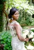 Charming African Applique Country Mermaid Wedding Dresses Sheer Sash 2k19 Train Bride Champagne Vestido de novia Wedding Gowns Bridal Ball