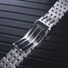 22mm 24mm Cruved End hochwertiges massives Edelstahl-Uhrenarmband für Breitling Watch237O