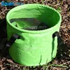 Recipiente de água dobrável portátil dobrável de 10L Premium Collsible Bucket - levemente durável - inclui o bolso da malha da ferramenta acessível