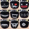 designer face mask cartoon masks washable thickened bear nose personality facial expression funny foreign trade free dhl