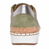 2019 Ultime scarpe da donna Espadrillas di design Mocassini traspiranti in rete verde Scarpe da ginnastica solide vintage Scarpe casual da esterno economiche Taglia 35-43