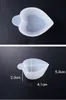 Reusable Color Mixing Silicone Cup Mini UV Resin Mixing Cup Epoxy Resin Tools Measuring Cup Pouring Dish