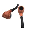 New Classic Wood Pipe Miller Sutra Long Handle Flat Nozzle Modeling Tobacco Tool