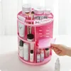360 rotierende Make-up-Organizer Aufbewahrungsbox Einstellbar Kunststoff Kosmetikbürsten Lippenstifthalter Make-up Schmuck Container Stand1