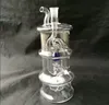 Narghilè multistrato Bong in vetro all'ingrosso Bruciatore a nafta Tubi dell'acqua Rigs Fumo libero