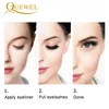 Quewel – ensemble de faux-cils magnétiques, Eyeliner, pincettes magnétiques, 25mm, 4 paires/boîte, Kit de maquillage Long et pratique