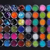 48 adet Vücut Glitter Tozu Göz Vücut Sanatı Dekorasyon Mix Glitter Ultra İnce Nail Art Glitter Renkli Toz Tozu Makyaj