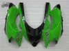 Grátis Motocicleta feita sob encomenda carenagem kit para a Kawasaki 2004 2005 Ninja ZX10R 04-05 ZX10R 04 05 ZX 10R raça estrada verdes partes carenagens preto