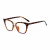 Partihandel-Spectacles Unisex Clear Lens Full Frame Non-Prescription Optisk Glasögon Mode Utomhusögon