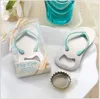 20pcs Lot Classic Creative Wedding Favors Prezentacje Prezenty dla gości 2019 Flip-Flops Otwieracz do butelki piwo Dekoracje DHL221P