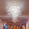 Italian Hand Blown Glass Chandelier Lights Modern Art Decoration LED Flush Mount Ceiling Lighting on Sale