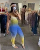 Dames Spaghetti Strap Jumpsuit Sexy Camo Bodysuit Skinny Overalls Mode Zomer Kleding Mouwloze One Stuk Broek Gratis Plus Size 2942