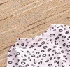 Odzież dla dzieci Baby Leopard Drukowane Sweter Zestawy Ubrania Letnie Dziewczyny Z Długim Rękawem Spodnie Garnitury Spring Payamas Homewear Sleepsuit Byp639